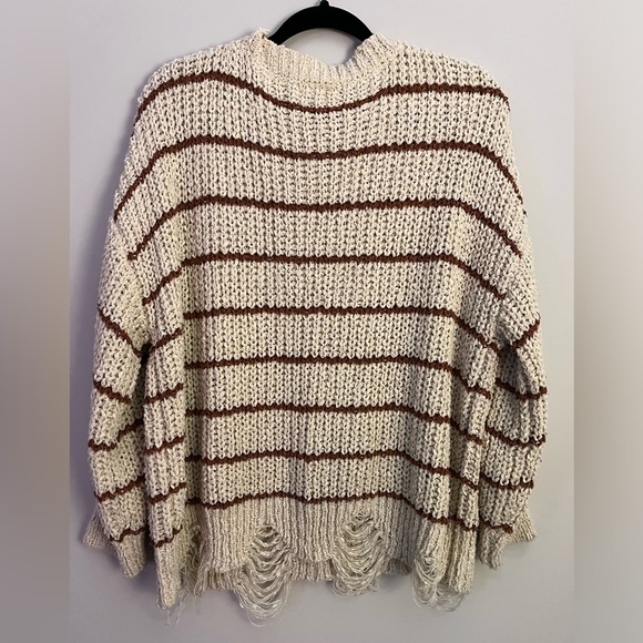 BKE/Buckle Oversized Stripped Sweater - Picture 4 of 8